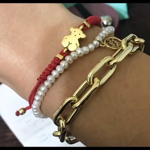 Tous 18k Bear Bracelet